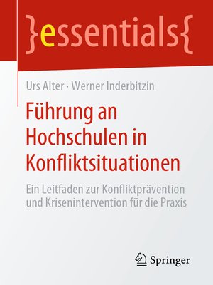 cover image of Führung an Hochschulen in Konfliktsituationen